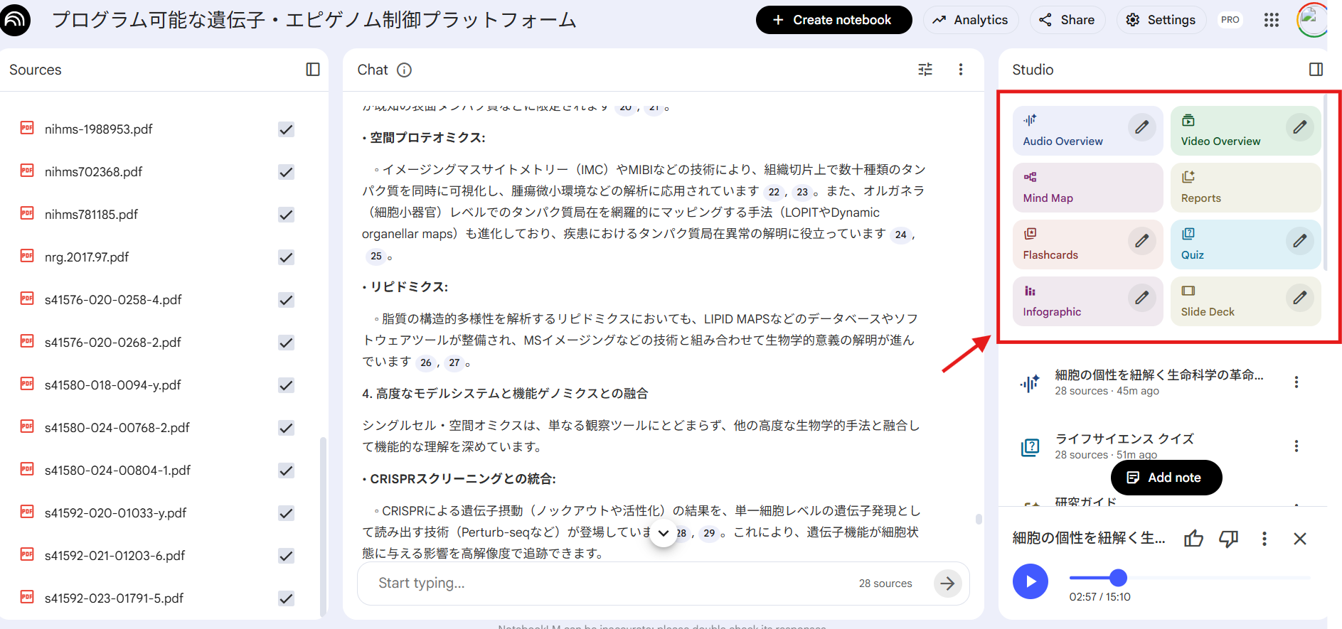 研究者向け実例付き｜Google NotebookLMの徹底活用術！ - 一生研究｜研究者のための情報提供サイト